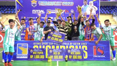 Meriahnya Malam Final Istana Sport Cup Piala Kepala BP Batam 2023